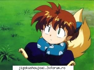 Shippo - este un demon mik si tachinat mereu de inu - Inuyasha